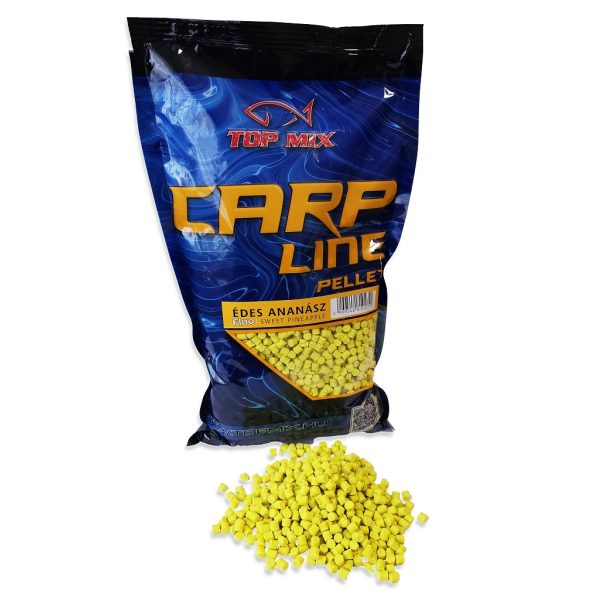 Top Mix Carp Line Fluoro Édes Ananász Etetőpellet 800gr