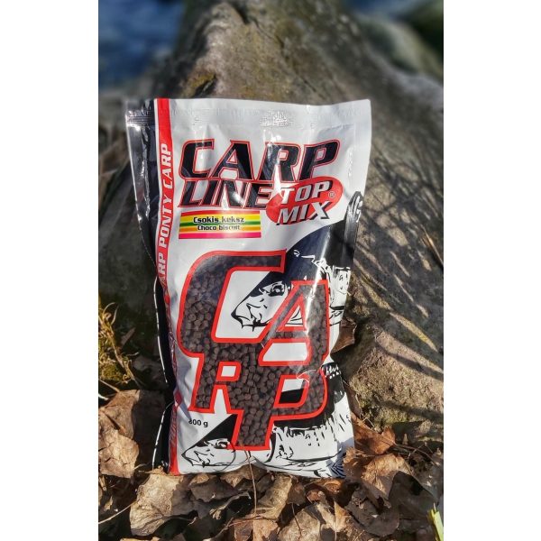 Top Mix Carp Line Csokis Keksz Fluoro Etetőpellet 800gr