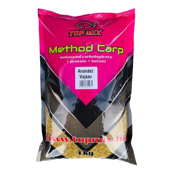 TOP MIX Method Carp Ananász-Vajsav Etetőanyag 1000g