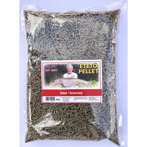 Top Mix Etető Pellet Amúr Etetőpellet 3kg