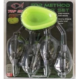 Top Mix Top 4 Method Feeder Kosár Szett