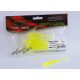 Top Mix Shiner Shad Chartreuse 7,6cm Plasztik Csali 10db