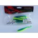 Top Mix Shiner Shad Cold Blue-Lime 10,0cm Plasztik Csali 6db