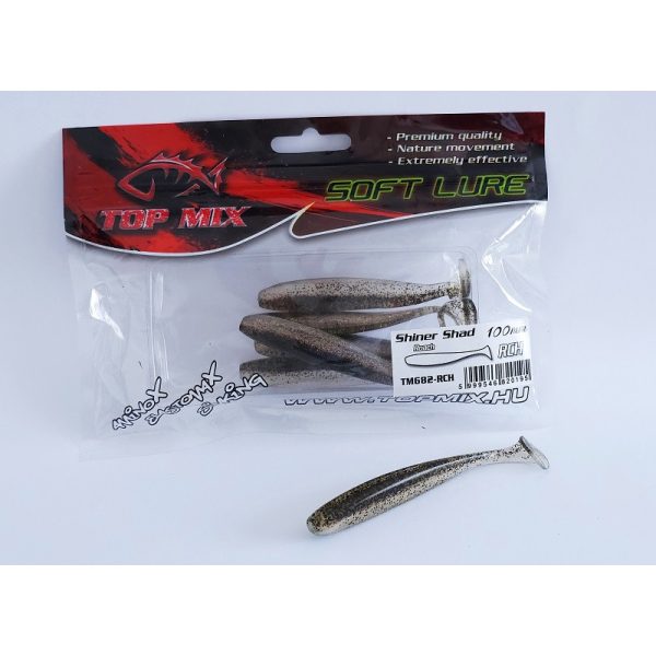 Top Mix Shiner Shad Roach 10,0cm Plasztik Csali 6db