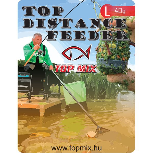 Top Mix L 40gr Top Distance Feeder Oldalkosár