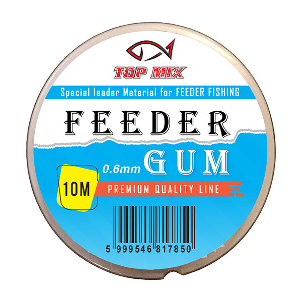 Top Mix 0,6mm Feeder Gum 10m Erőgumi