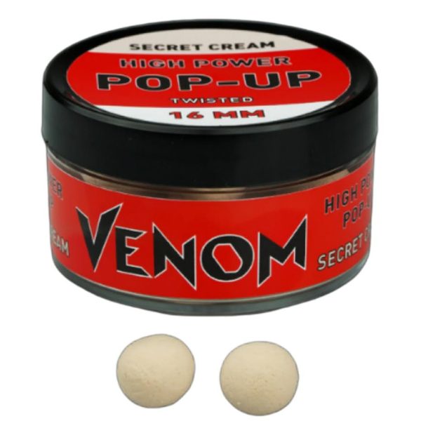 Venom High Power Pop-Up Boilie Secret Cream Bojli 16mm 45g