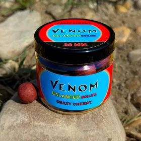   Feedermánia Venom Balanced Boilies Crazy Cherry 20mm Süllyedő Horogcsali