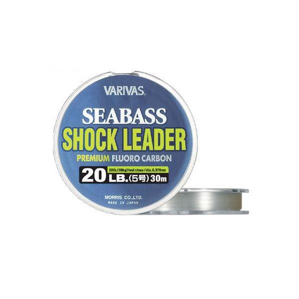 Varivas Sea Bass Shock Leader Fluorocarbon 30m 0,370mm 20lb Fluorocarbon Előkezsinór