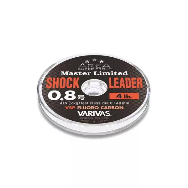Varivas ShockLeader Fluorocarbon Trout Area VSP 30m 0,117mm 2,5lb Fluorocarbon Előkezsinór