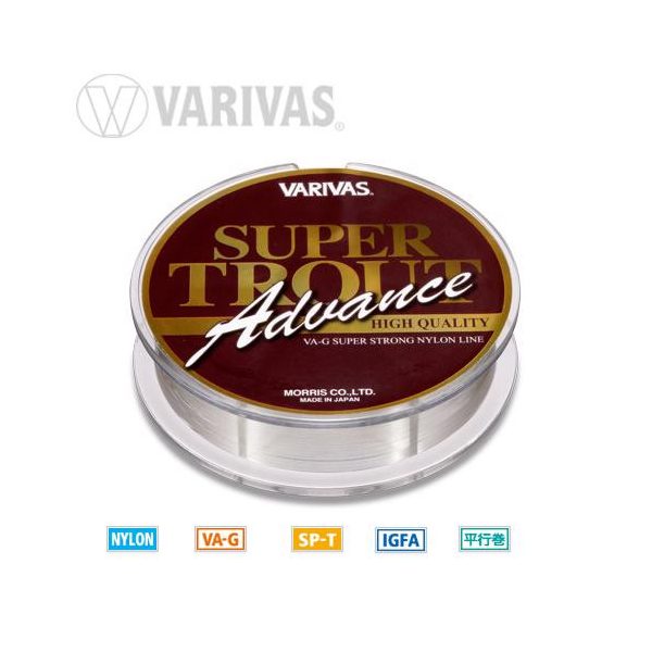 Varivas Super Trout Advance Nylon 100m 0,117mm 2,5lb Monofil Főzsinór