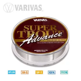   Varivas Super Trout Advance Nylon 100m 0,128mm 3lb Monofil Főzsinór