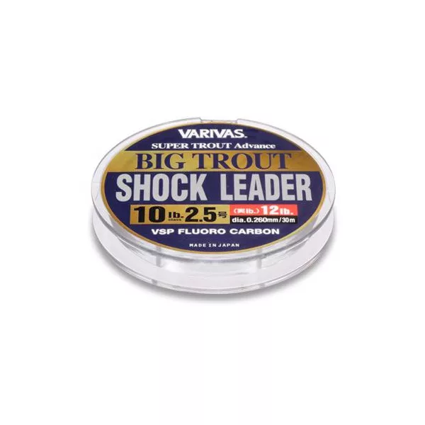 Varivas Big Trout ShockLeader Fluorocarbon VSP 30m 0,218mm 7lb Fluorocarbon Előkezsinór