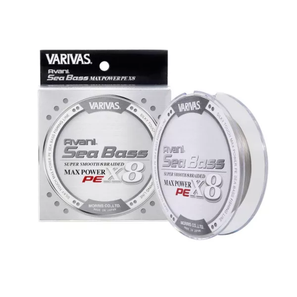 Varivas Sea Bass Max Power PE X8 150m #0,8 16,7lb Stealth Grey Fonott Főzsinór