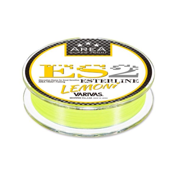 Varivas Super Trout Area ES2 Ester Lemoni 80m 0,091mm 1,75lb Monofil Főzsinór