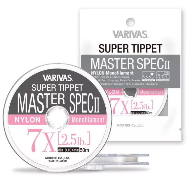 Varivas Super Tippet Master Spec ll Nylon 7,5X 50m 0,098mm 2,0lb Legyező Előkezsinór