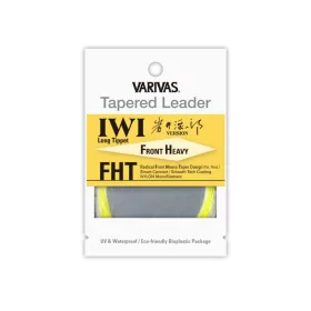   Varivas Vékonyodó Előke Tapered Leader IWI FHT 6X 4,87m 0,125-0,44mm Legyező Előkezsinór