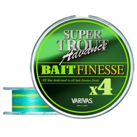   Varivas Super Trout Advance Bait Finesse PE X4 100m #0,6 0,128mm 10,0lb Green Fluo Fonott Főzsinór