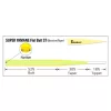 Varivas Vékonyodó Előke Tapered Leader Super Yamame Flat Butt ST 4,57m 0,128mm 6X Flash Yellow Legyező Előkezsinór