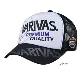 Varivas Breathable Mesh Cap Black Baseball Sapka