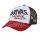 Varivas Breathable Mesh Cap Red Baseball Sapka