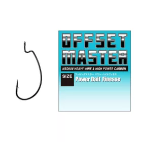   Varivas Offset Master Power Bait Finess #1/0 Füles Szakállas Offset Horog 8db