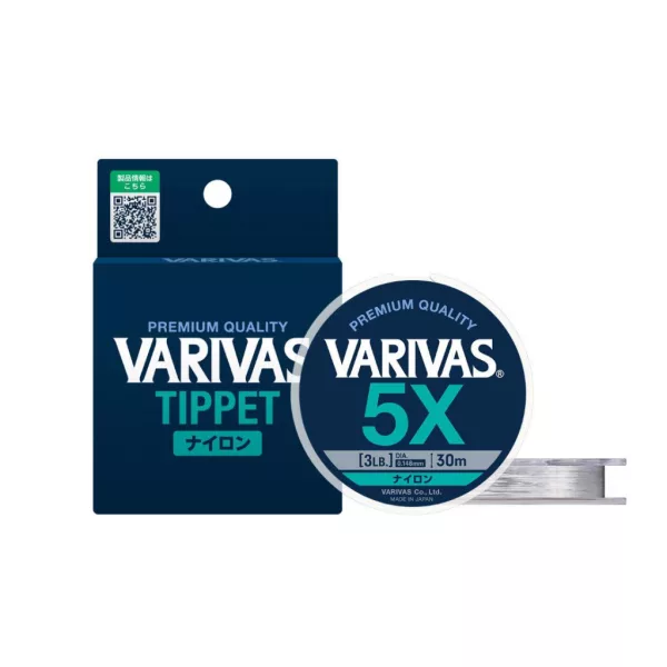 Varivas Tippet Nylon 3X 30m 0,205mm 6,0lb Legyező Előkezsinór