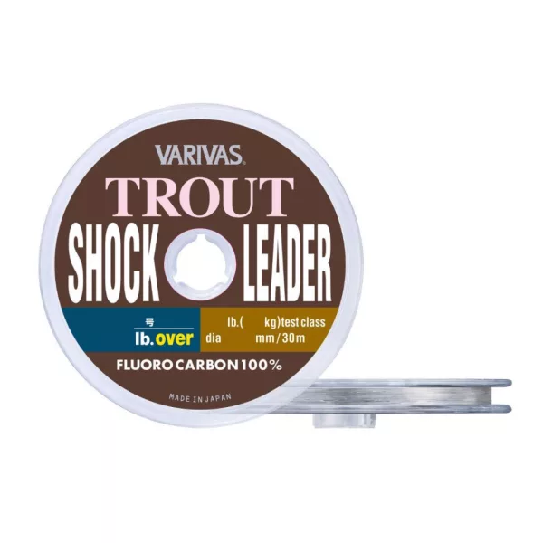 Varivas Trout ShockLeader Fluorocarbon 30m 0,128mm 2,5lb Fluorocarbon Előkezsinór