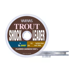   Varivas Trout ShockLeader Fluorocarbon 30m 0,165mm 4lb Fluorocarbon Előkezsinór