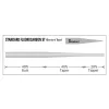 Varivas Vékonyodó Előke Tapered Leader Standard ST Fluorocarbon 1X 2,74m 0,260-0,55mm Legyező Előkezsinór