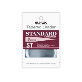   Varivas Vékonyodó Előke Tapered Leader Standard ST Fluorocarbon 6X 2,74m 0,140-0,45mm Legyező Előkezsinór