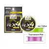 Varivas Super Trout Area PE X4 Neo Yellow #0,2 75m 6lb Fonott Főzsinór