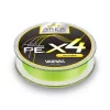 Varivas Super Trout Area PE X4 Neo Yellow #0,2 75m 6lb Fonott Főzsinór