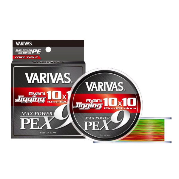 Varivas Avani Jigging Max PE X9 10mx10 Marking Color #0,6 0,128mm 14lbs 200m Fonott Zsinór