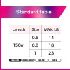 Varivas Avani Eging Max Power PE X9 150m #1,0 23lb White Marking Fonott Főzsinór