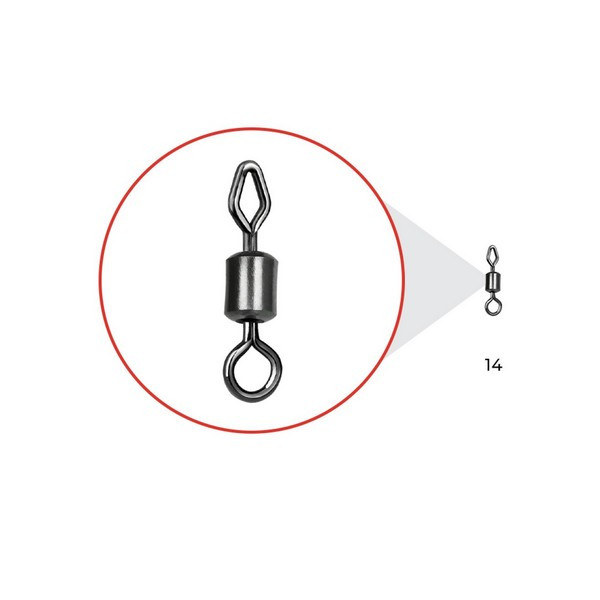 Nytro Connex Mixed-Eye Mini Feeder Swivel 10 Forgó 10db