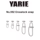 Yarie 552 Crosslock Snap 35lb Kapocs 9db