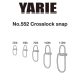 Yarie 552 Crosslock Snap 100lb Kapocs 8db