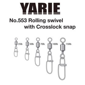 Yarie 553 Crosslock Snap 50lb Forgókapocs 6db