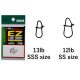 Yarie 555 Micro Ez Line Snap 13lb SS Kapocs 8db