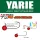 Yarie 645 Ajibaku Red 8 0,2gr Jig Fej 4db