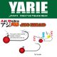Yarie 646 Ajibaku Red 6 2,2gr Jig Fej 4db