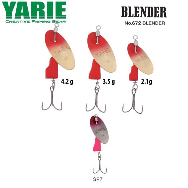 Yarie 672 Blender 4,2gr SP7 Pink/Pink Körforgó