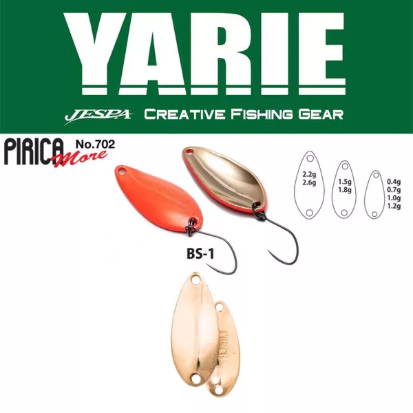 Yarie 702 Pirica More 1,5gr BS-1 Gold Kanál Villantó