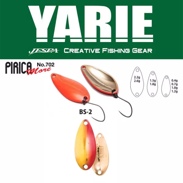 Yarie 702 Pirica More 1,5gr BS-2 Red/Gold Kanál Villantó