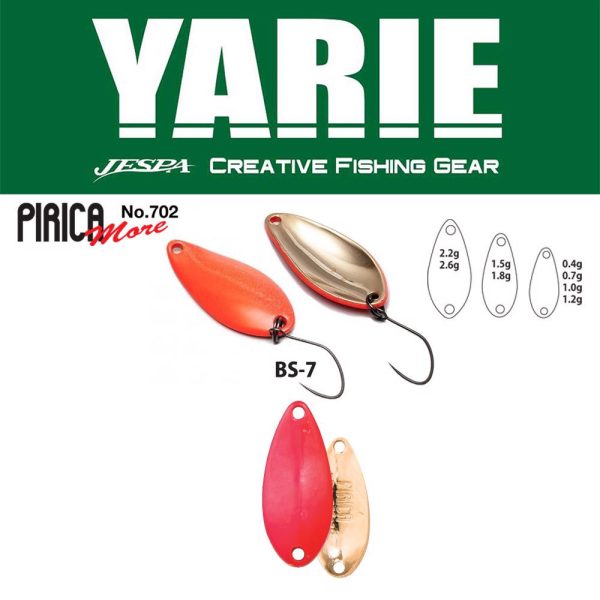 Yarie 702 Pirica More 1,8gr BS-7 Candy Pink Kanál Villantó