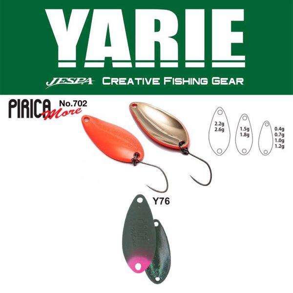 Yarie 702 Pirica More 1,8gr Y76 Olive/Pink Tail Kanál Villantó