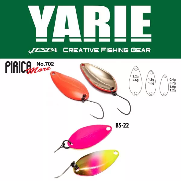 Yarie 702 Pirica More 2,2gr BS-22 Dragon Fruits Kanál Villantó
