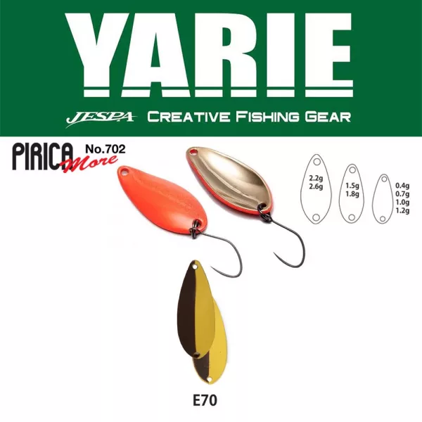 Yarie 702 Pirica More 2,2gr E70 Pudding Kanál Villantó