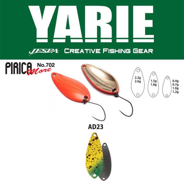 Yarie 702 Pirica More 2,6gr AD23 Monkey Banana Kanál Villantó